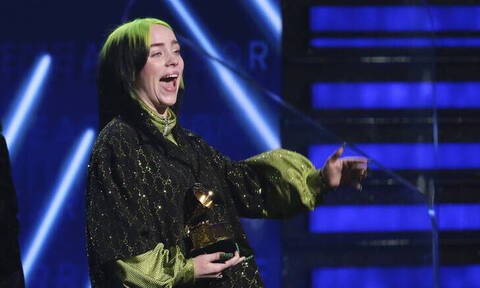 Grammy 2020: Σάρωσε η 18χρονη Μπίλι Άιλις - Πήρε όλα τα βραβεία