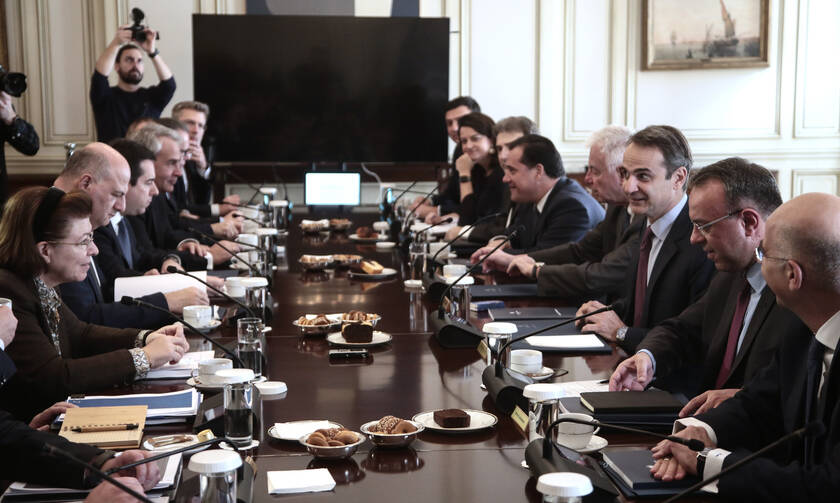 Ολοκληρώθηκε το υπουργικό συμβούλιο στο Μαξίμου: Τι είπε ο Μητσοτάκης στους υπουργούς