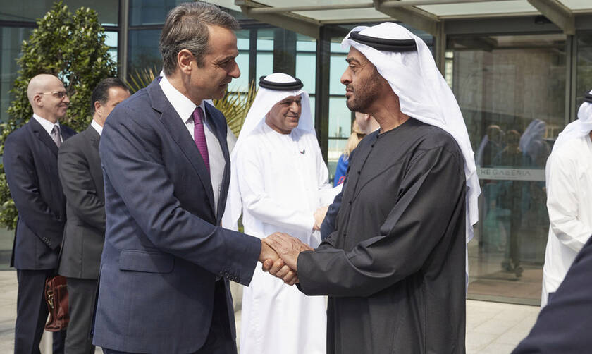 Mitsotakis meets with UAE Crown Prince and state investors