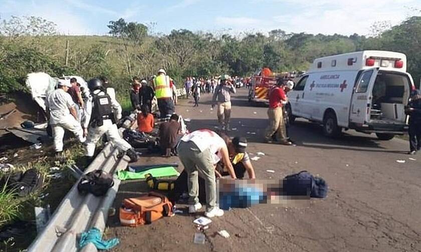 Μεξικό: Τραγικό τροχαίο με μετανάστες - Φορτηγό έπεσε σε χαντάκι
