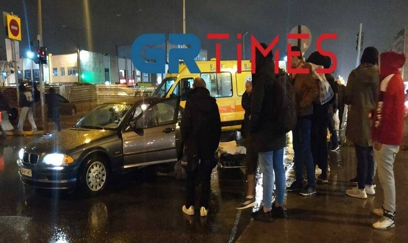 Τροχαίο στη Θεσσαλονίκη: Σε σοβαρή κατάσταση άνδρας που παρασύρθηκε από ΙΧ