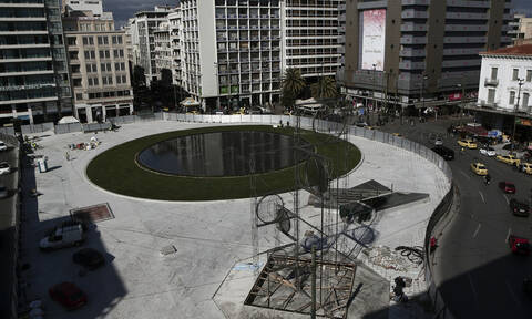 Ομόνοια: Δείτε από drone τη μεταμόρφωση της ιστορικής πλατείας της Αθήνας