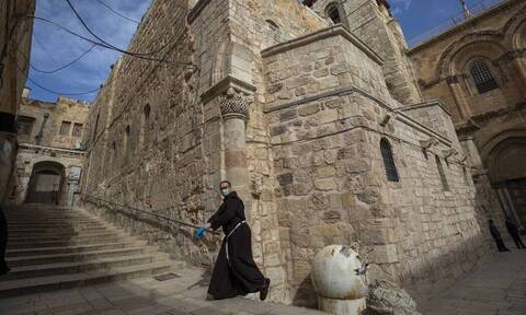 Πρωτόγνωρες εικόνες από την άδεια Ιερουσαλήμ 