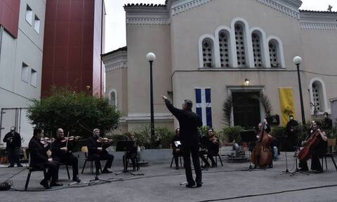 Η ορχήστρα σύγχρονης μουσικής της ΕΡΤ έκανε συναυλία στον Ευαγγελισμό