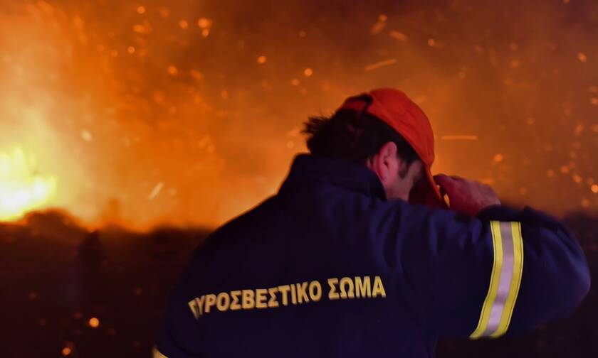 Φωτιά στη Θεσσαλονίκη: Υπό έλεγχο η πυρκαγιά στον Εύοσμο