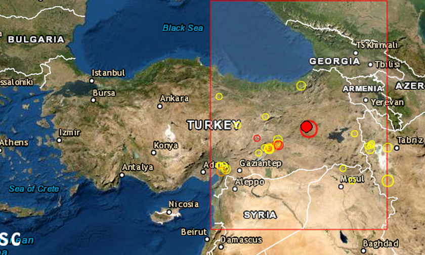 Ισχυρός σεισμός «χτύπησε» την Τουρκία