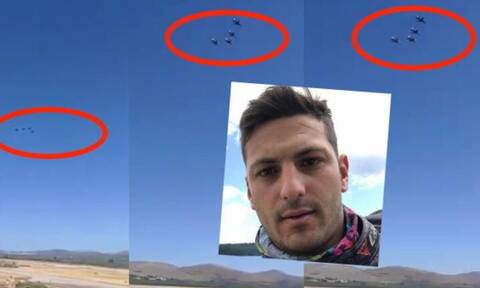 Έκλαψε η Κρήτη: F-16 πέταξαν πάνω από το σπίτι του αδικοχαμένου σμηναγού Γαρεφαλάκη
