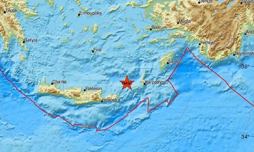 Σεισμός ΤΩΡΑ: Νέα διπλή σεισμική δόνηση στην Κάσο (pics)