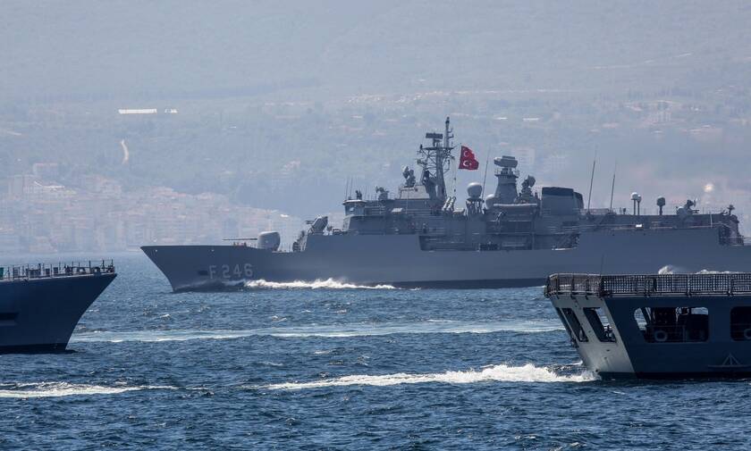 Εξοργισμένη η Τουρκία: Στέλνει ξανά το Στόλο μεταξύ Ρόδου και Καστελόριζου και... ανοίγει πυρ
