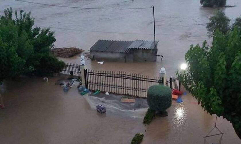 Πλημμύρες Εύβοια: Διακοπή κυκλοφορίας προς Πολιτικά και Ψαχνά 