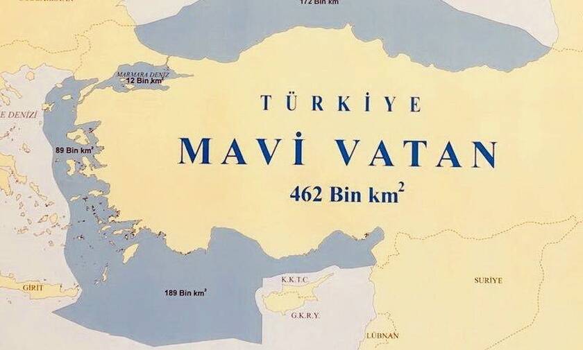 Οι τούρκοι ονειρεύονται «γαλάζια πατρίδα» στα social media με το #MaviVatan
