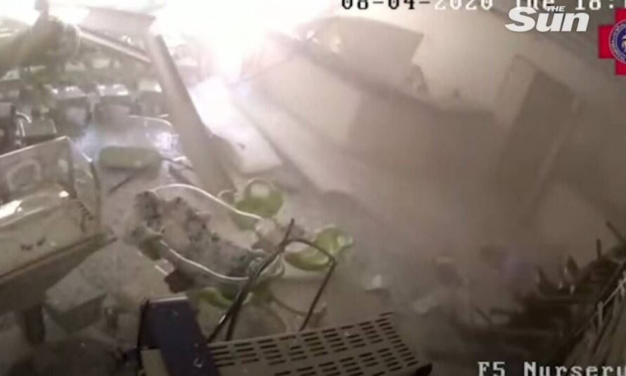 Βηρυτός: Η στιγμή που η έκρηξη ισοπεδώνει νοσοκομείο - 17 νεκροί