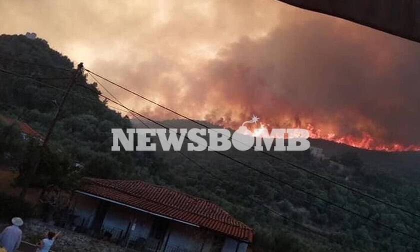 Φωτιά στη Μάνη: Μάχη με τις αναζωπυρώσεις δίνει η Πυροσβεστική