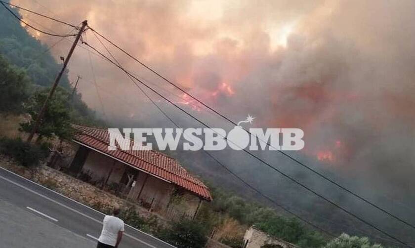 Φωτιά στη Μάνη: Εμπρησμό «βλέπει» η Πυροσβεστική 