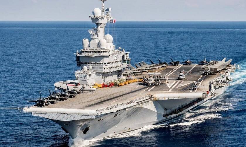 Το Σαρλ ντε Γκολ απειλεί την Τουρκία: Έρχεται για μάχη με 38 Rafale, «αόρατα» πλοία και υποβρύχια
