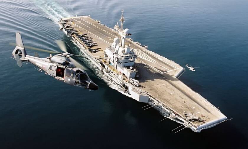«Ασπίδα» Σαρλ ντε Γκολ στην ανατολική Μεσόγειο - Κοινές ασκήσεις με ελληνικά πλοία και αεροσκάφη