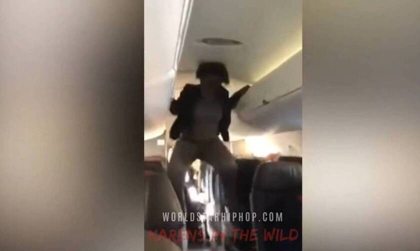 Εικόνες από τον «Εξορκιστή»: Γυναίκα σε αεροπλάνο άρχισε να «χτυπιέται» σαν δαιμονισμένη  