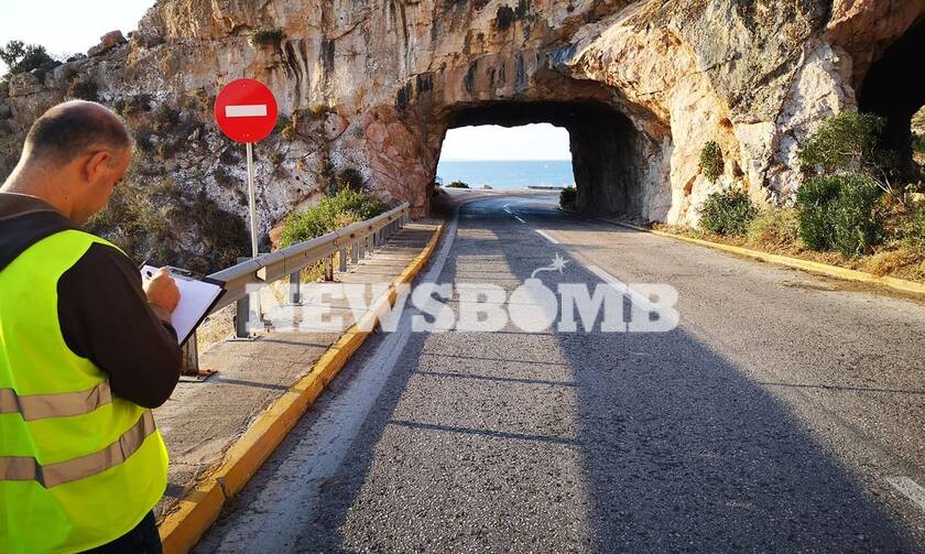 Αυτοψία Newsbomb.gr στις Τρύπες Καραμανλή: Κίνδυνος σοβαρού ατυχήματος από κατολίσθηση