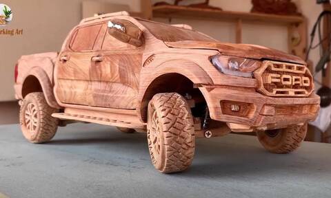 Αυτό το Ford Ranger είναι φτιαγμένο εξ ολοκλήρου από ξύλο