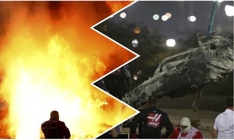Formula 1: Επιβίωσε 32'' μέσα στις φλόγες! - Σοκάρει η εικόνα του μονοθεσίου (videos+photos)
