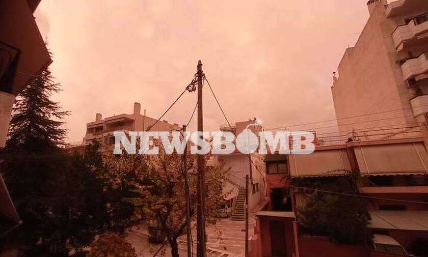 Καιρός: Απόκοσμες εικόνες στην Αθήνα – Το σπάνιο φαινόμενο που «έβαψε» κόκκινο τον ουρανό