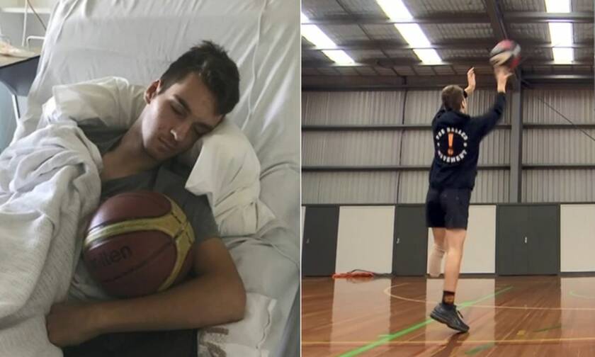 Συγκινεί νεαρός που ακρωτηριάστηκε – Έπαιξε μπάσκετ ένα μήνα μετά το ατύχημα (video)