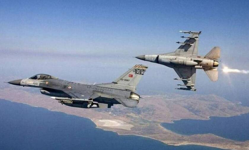 Συνεχίζουν τις προκλήσεις στο Αιγαίο οι Τούρκοι: Παραβιάσεις από κατασκοπευτικά και οπλισμένα F-16