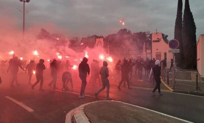 Γαλλία: «Χαμός» στη Μασσαλία! - «Άγριο» ντου οπαδών στο προπονητικό της Μαρσέιγ (photos+videos)