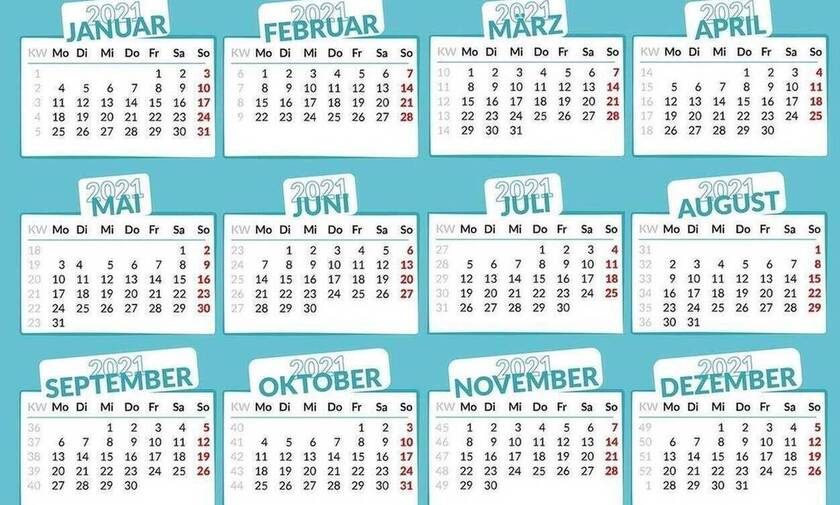 Αργίες 2021: Πότε έχουμε Καθαρά Δευτέρα και πότε Πάσχα - Δείτε τις ημερομηνίες