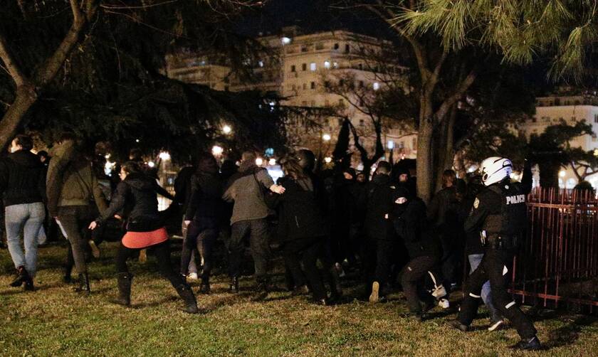 Θεσσαλονίκη: 27 προσαγωγές και μια σύλληψη από τα επεισόδια της Πέμπτης
