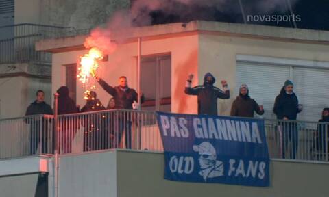 Super League: «Κάηκαν» τα μπαλκόνια στα Ιωάννινα! - Πανηγύρισαν τη νίκη επί του Παναθηναϊκού