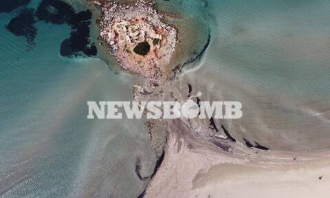 Καβούρι: Εντυπωσιακές εικόνες από το εξωτικό τοπίο που αποκάλυψε η άμπωτη