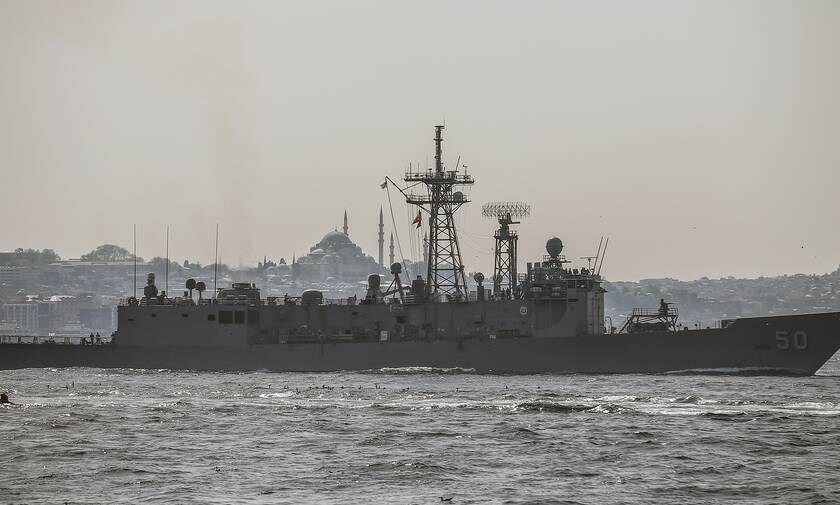 Αμερικανικό πολεμικό πλοίο στην Κωνσταντινούπολη