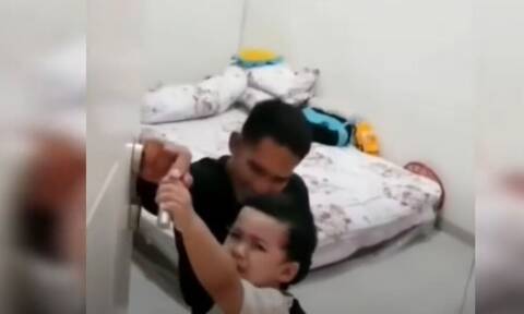 Iνδονησία: «Μπαμπά μην φύγεις» - Συγκινεί ο γιος αξιωματικού που χάθηκε στο μοιραίο υποβρύχιο