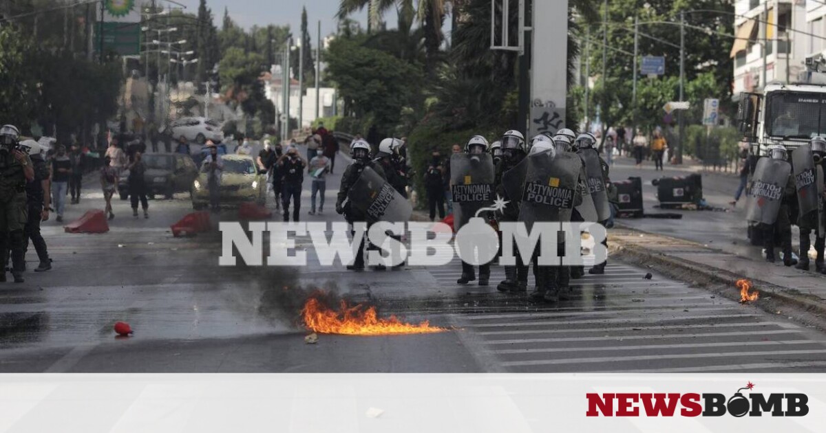 ΤΩΡΑ: Νέα συγκέντρωση έξω από την πρεσβεία του Ισραήλ – Ένταση και χημικά (pics) – Newsbomb – Ειδησεις