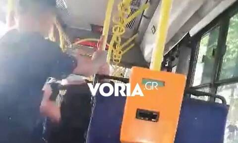 Θεσσαλονίκη: Άγριο ξύλο νεαρού με ηλικιωμένο μέσα σε λεωφορείο του ΟΑΣΘ