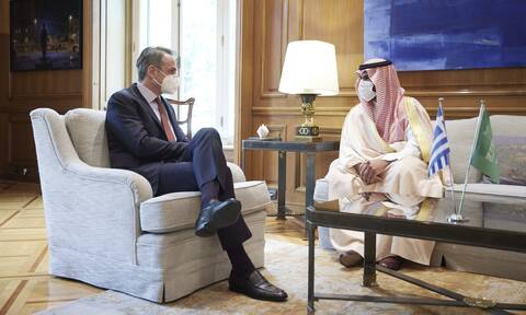 Μητσοτάκης στον Σαουδάραβα Υπουργό Πολιτισμού: «Προσβλέπουμε στην ενδυνάμωση της συνεργασίας μας»