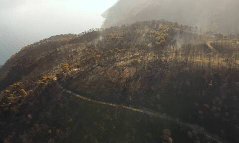 Φωτιά στα Γεράνεια Όρη: Βίντεο γροθιά στο στομάχι - Το Αλεποχώρι πριν και μετά την πυρκαγιά
