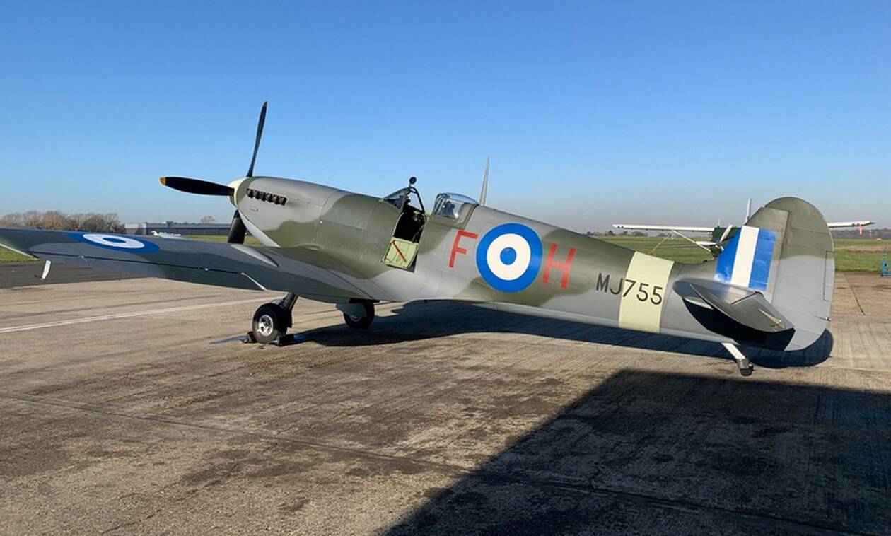 Spitfire: Δέος! Ο θρύλος των αιθέρων επέστρεψε στην Ελλάδα 68 χρόνια μετά - Εντυπωσιακές εικόνες