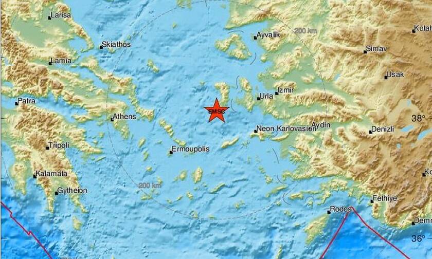 Σεισμό στη Χίο