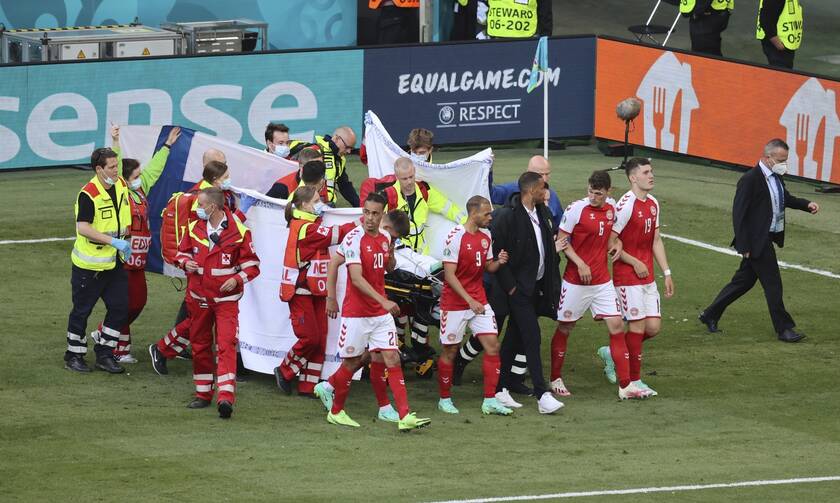 Euro 2020: Η ανατριχιαστική στιγμή της κατάρρευσης του Κρίστιαν Έρικσεν στον αγώνα Δανία - Φινλανδία