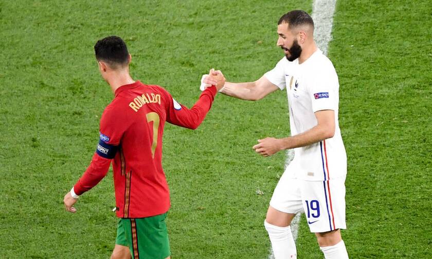 Euro 2020 Πορτογαλία - Γαλλία 2-2: Πρόκριση με ρεκόρ Ρονάλντο, πρώτη η Γαλλία με Μπενζεμά