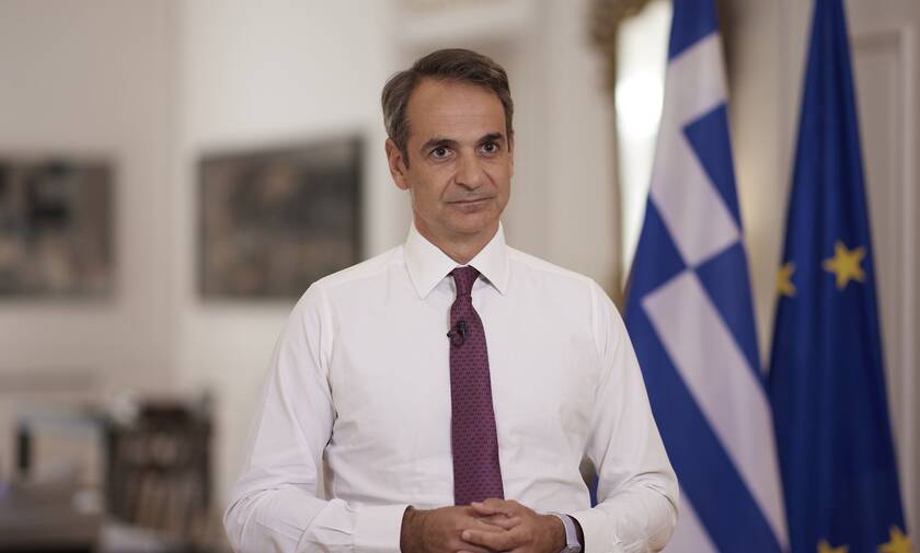 Ο Πρωθυπουργός Κυριάκος Μητσοτάκης στο διάγγελμά του