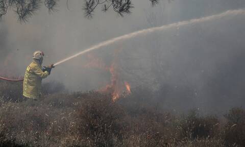 Θεσσαλονίκη: Σε ύφεση η φωτιά στο Σέιχ Σου - Για προληπτικούς λόγους η εκκένωση του ξενοδοχείου
