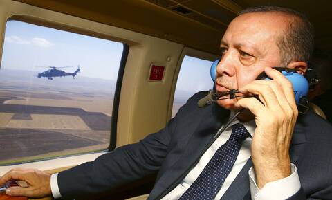 Τουρκία: Αναγκαστική προσγείωση για ελικόπτερο που μετέφερε τον Ερντογάν