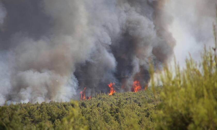 Φωτιά στην Βαρυμπόμπη: Εκκενώνεται ο οικισμός Αδάμες – Πέρασε στη Βαρυμπόμπη η πυρκαγιά