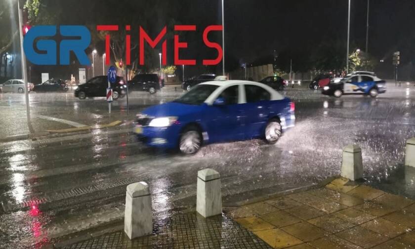 Βροχή Θεσσαλονίκη 11 Αυγούστου