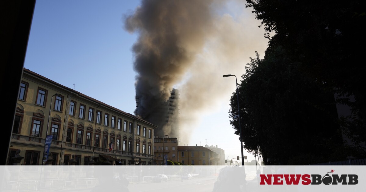 Ιταλία: Πυρκαγιά σε ουρανοξύστη του Μιλάνου – Newsbomb – Ειδησεις