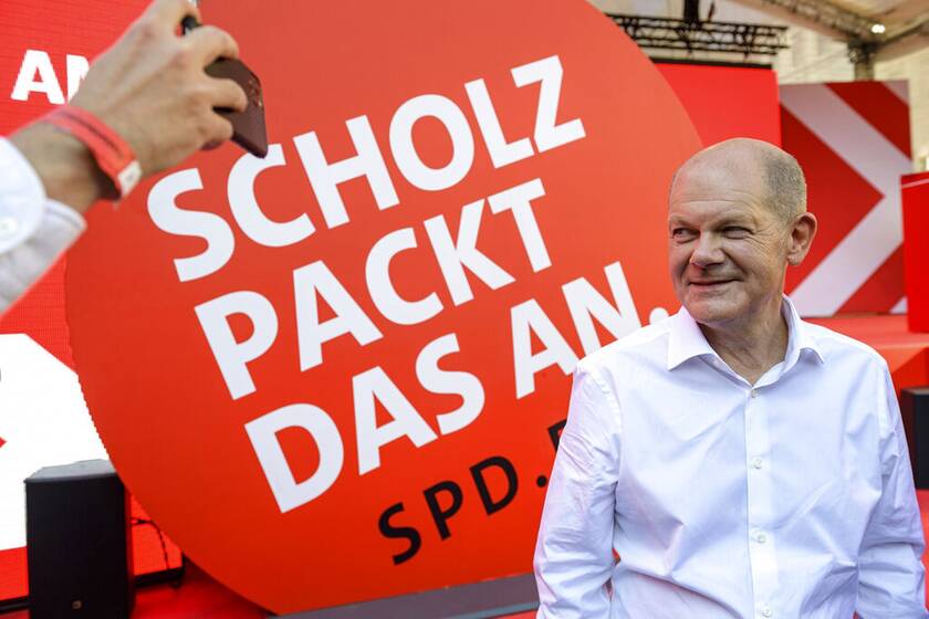 Γερμανία εκλογές Σολτς SPD CDU