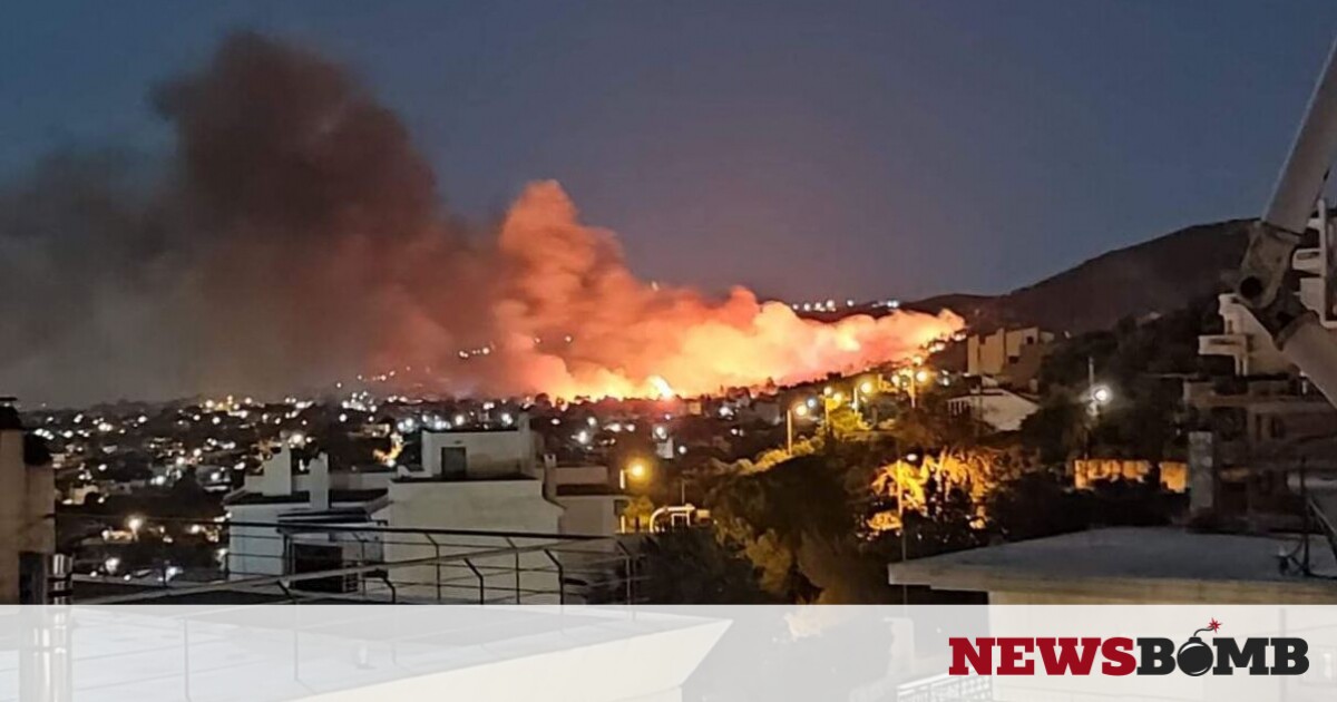 Φωτιά ΤΩΡΑ στη Νέα Μάκρη – Κοντά σε σπίτια οι φλόγες – Newsbomb – Ειδησεις